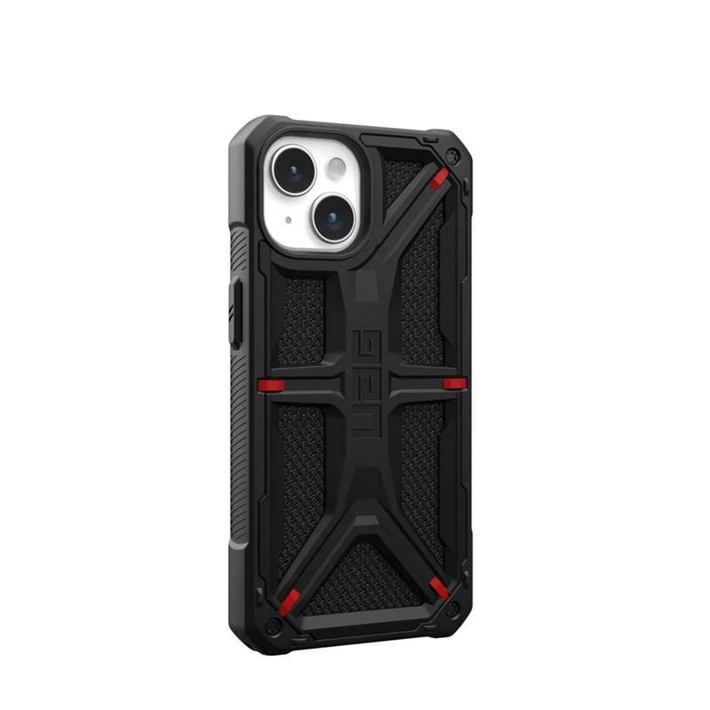 Чeхол-накладка Urban Armor Gear Monarch для Apple iPhone 15 Kevlar Black (114289113940)