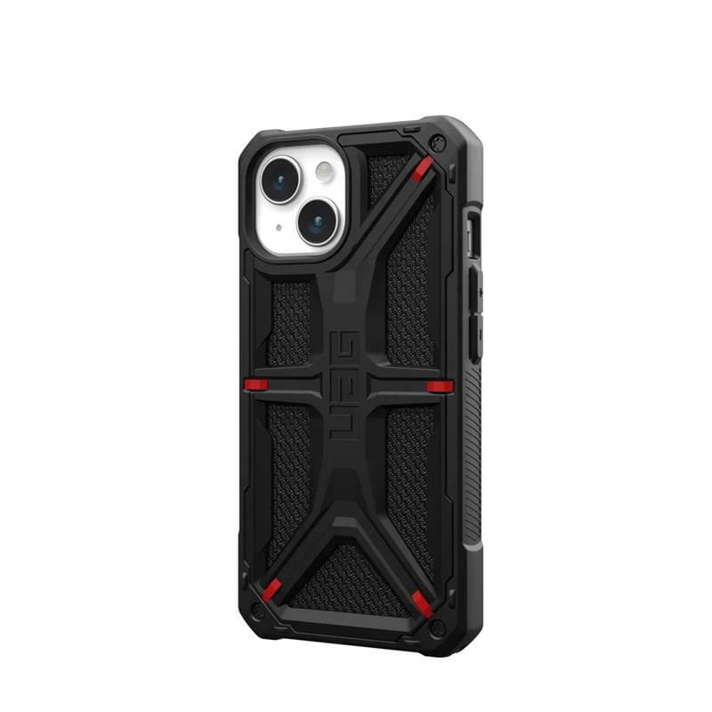 Чохол-накладка Urban Armor Gear Monarch для Apple iPhone 15 Kevlar Black (114289113940)