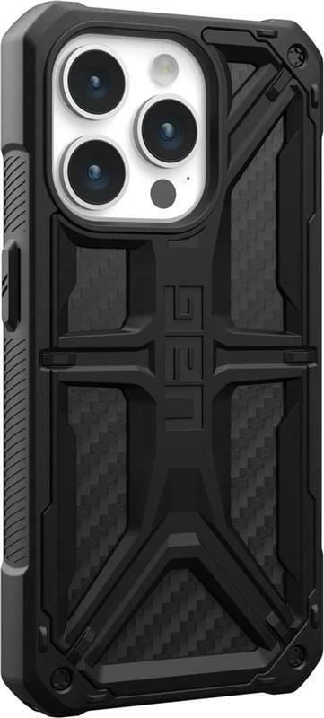 Чохол-накладка Urban Armor Gear Monarch для Apple iPhone 15 Pro Max Carbon Fiber (114298114242)