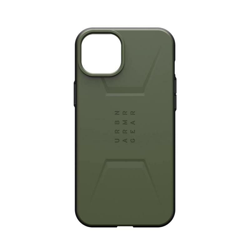 Чохол-накладка Urban Armor Gear Civilian Magsafe для Apple iPhone 15 Plus Olive Drab (114306117272)
