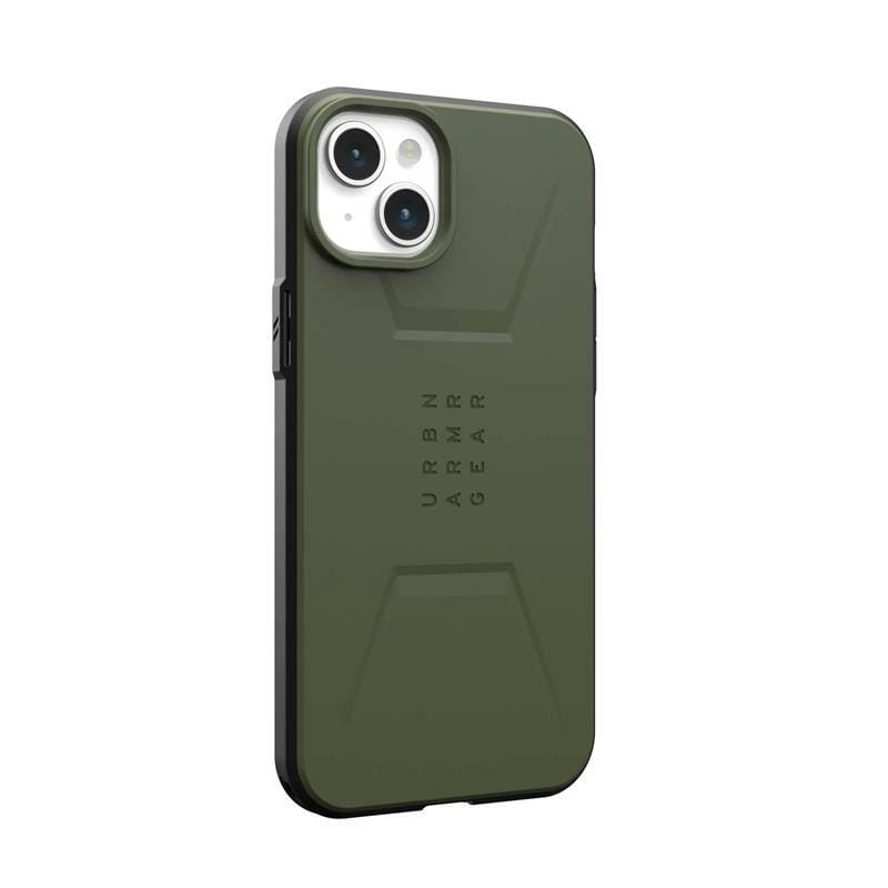Чохол-накладка Urban Armor Gear Civilian Magsafe для Apple iPhone 15 Plus Olive Drab (114306117272)