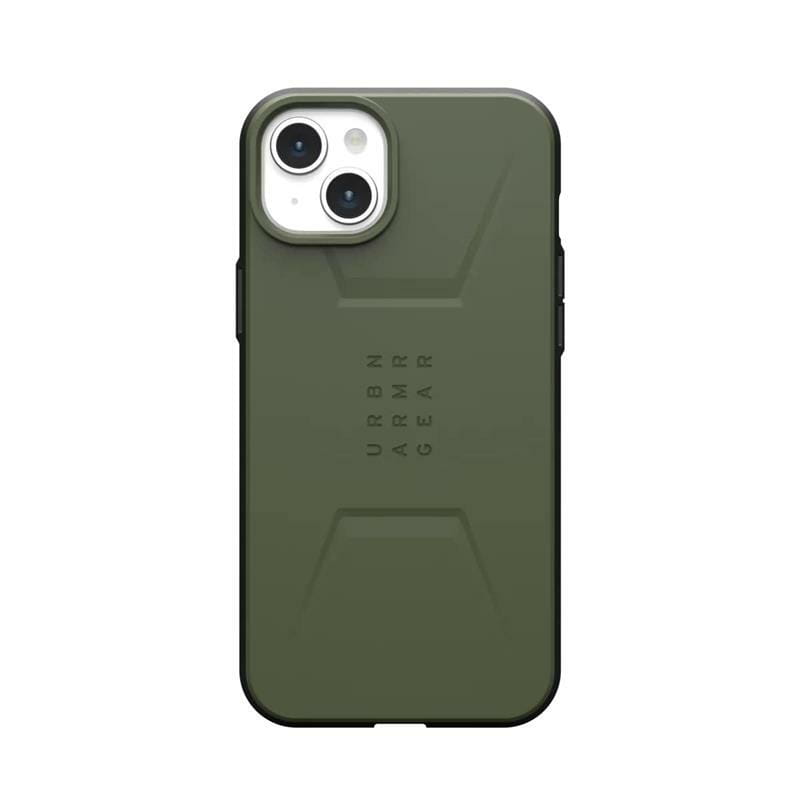 Чeхол-накладка Urban Armor Gear Civilian Magsafe для Apple iPhone 15 Plus Olive Drab (114306117272)