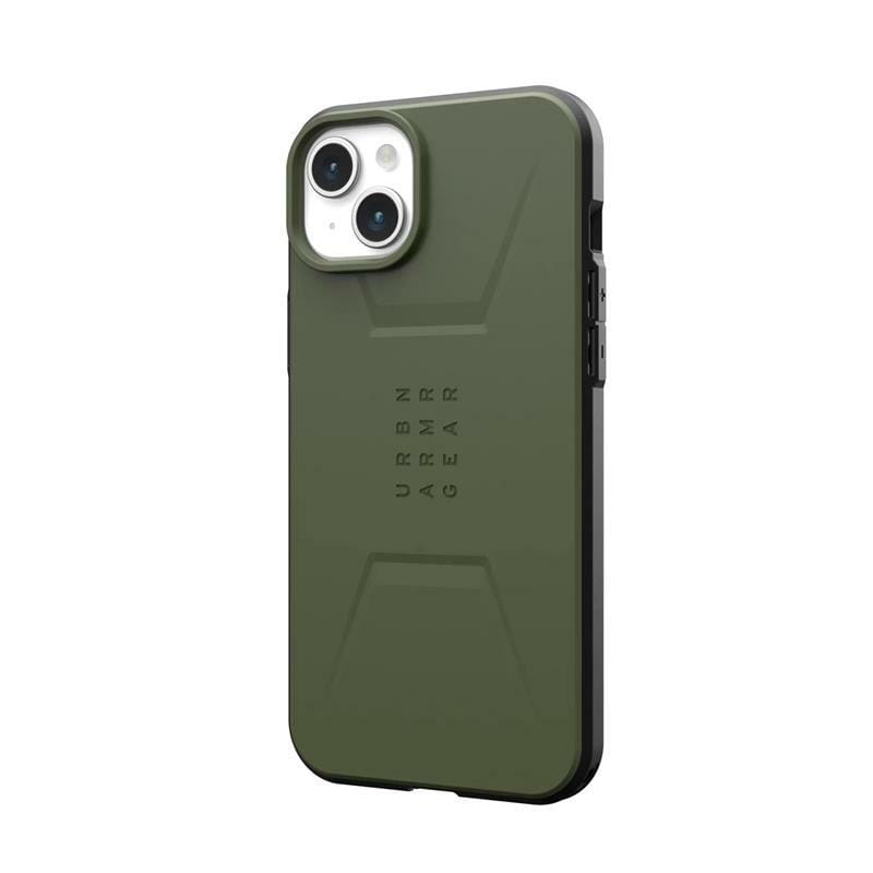 Чохол-накладка Urban Armor Gear Civilian Magsafe для Apple iPhone 15 Plus Olive Drab (114306117272)
