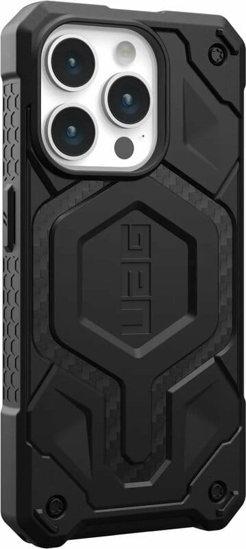 Чeхол-накладка Urban Armor Gear Monarch Pro Magsafe для Apple iPhone 15 Pro Max Carbon Fiber (114222114242)