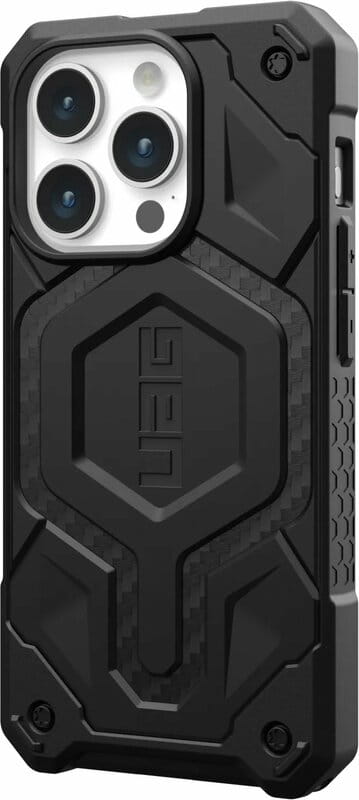 Чохол-накладка Urban Armor Gear Monarch Pro Magsafe для Apple iPhone 15 Pro Max Carbon Fiber (114222114242)