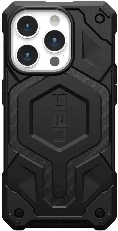 Чохол-накладка Urban Armor Gear Monarch Pro Magsafe для Apple iPhone 15 Pro Max Carbon Fiber (114222114242)