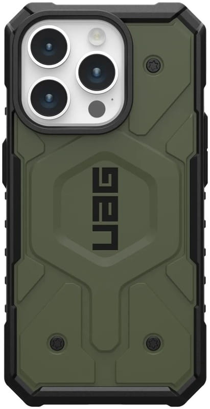 Чохол-накладка Urban Armor Gear Pathfinder Magsafe для Apple iPhone 15 Pro Max Olive Drab (114301117272)