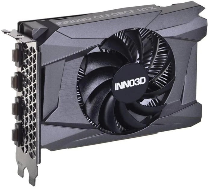 Відеокарта GF RTX 4060 8GB GDDR6 Compact Inno3D (N40601-08D6-173050N)