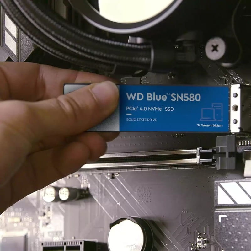 Накопитель SSD  1ТB WD Blue SN580 M.2 2280 PCIe 4.0 x4 3D TLC (WDS100T3B0E)