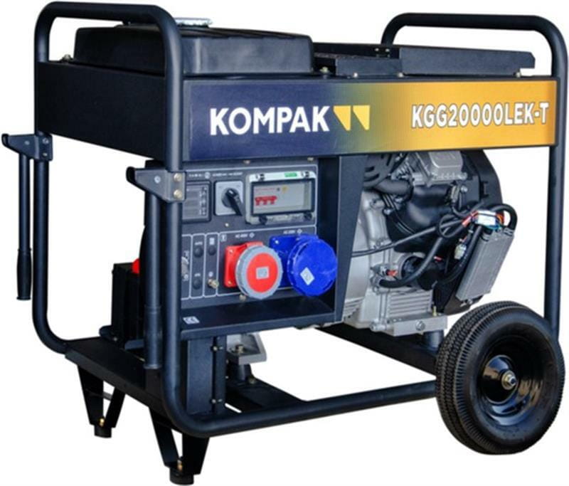 Генератор бензиновый Kompak KGG20000LEK-T 15000/16000W, 230/400V, 50Hz, AVR