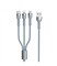 Фото - Кабель Remax Jany Series 3в1 USB to Type-C/Lightning/Micro-USB Silver (RC-124TH) | click.ua