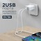 Фото - Сетевое зарядное устройство Remax Simple Series 2xUSB 2.1A White (RP-U35) | click.ua