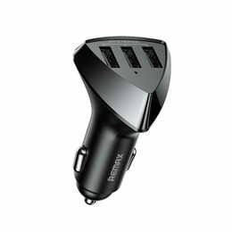 Автомобильное зарядное устройство Remax Alien III Series 3xUSB 3.1A Black (RCC-322)