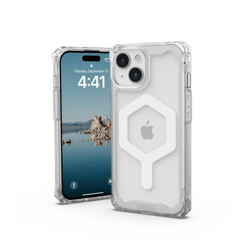 Чeхол-накладка Urban Armor Gear Plyo Magsafe для Apple iPhone 15 Ice/White (114294114341)