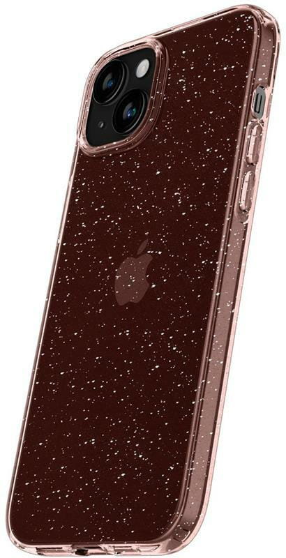 Чохол-накладка Spigen Liquid Crystal Glitter для Apple iPhone 15 Plus Rose Quartz (ACS06649)