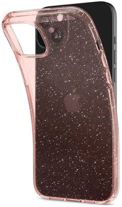 Чeхол-накладка Spigen Liquid Crystal Glitter для Apple iPhone 15 Plus Rose Quartz (ACS06649)