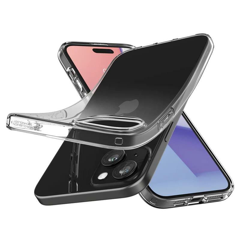 Чeхол-накладка Spigen Liquid Crystal для Apple iPhone 15 Plus Crystal Clear (ACS06647)
