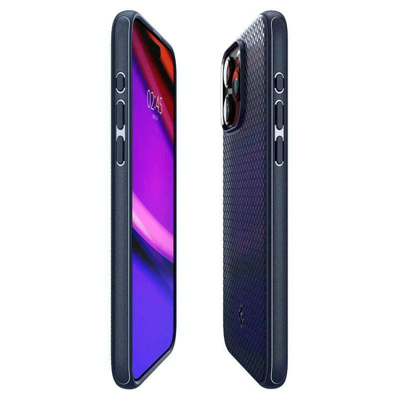 Чeхол-накладка Spigen Mag Armor MagFit для Apple iPhone 15 Pro Max Navy Blue (ACS06598)