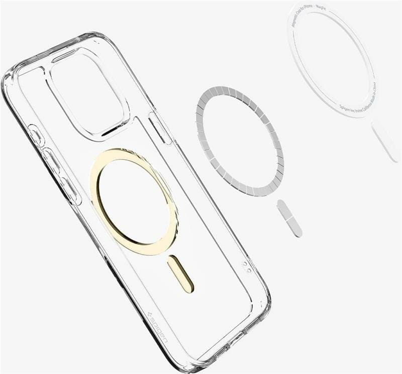 Чeхол-накладка Spigen Ultra Hybrid MagFit для Apple iPhone 15 Pro Gold (ACS06718)