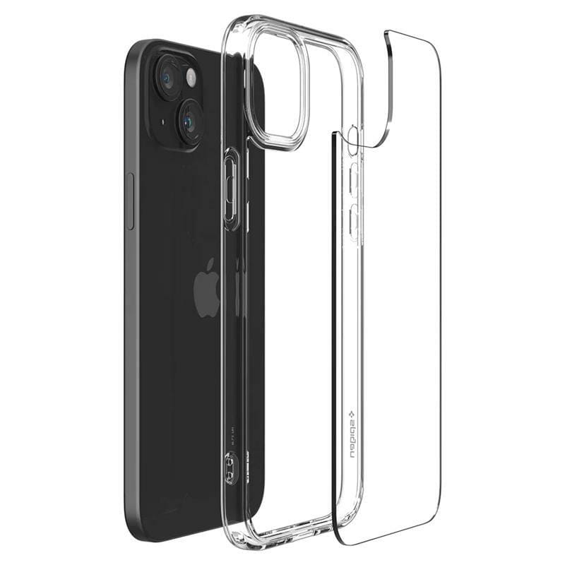 Чохол-накладка Spigen Crystal Hybrid для Apple iPhone 15 Crystal Clear (ACS06483)