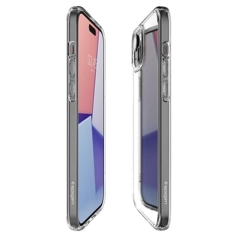 Чохол-накладка Spigen Crystal Hybrid для Apple iPhone 15 Crystal Clear (ACS06483)