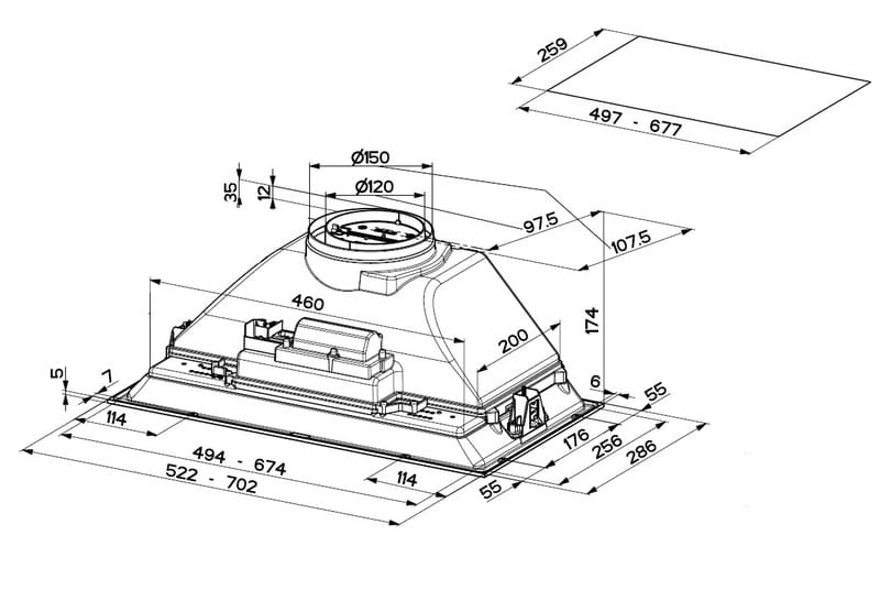 Витяжка Faber Inka Smart C Lg A70