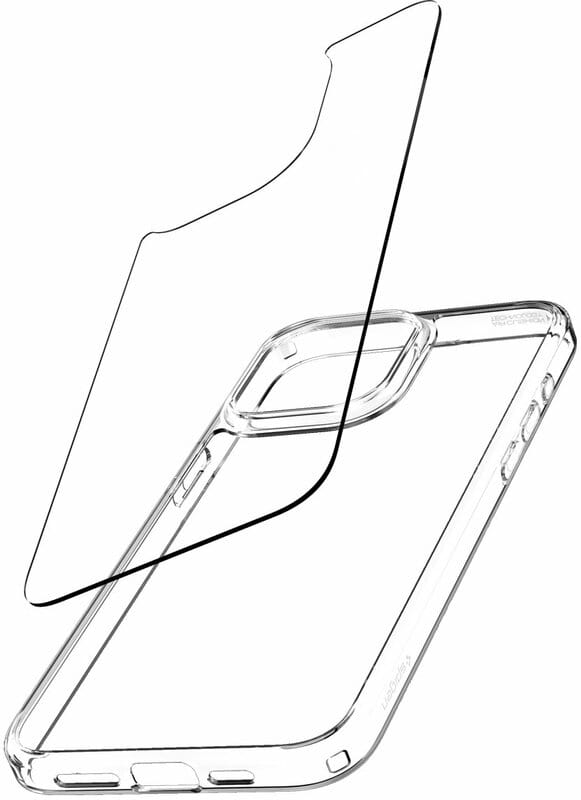 Чeхол-накладка Spigen Air Skin Hybrid для Apple iPhone 15 Pro Crystal Clear (ACS06697)