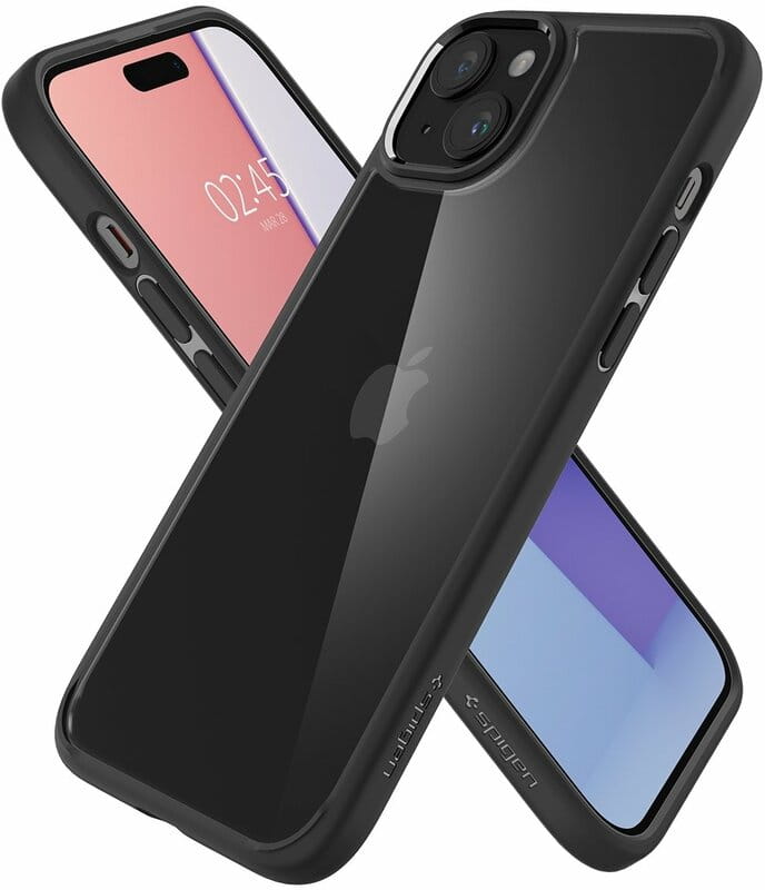 Чохол-накладка Spigen Ultra Hybrid для Apple iPhone 15 Plus Matte Black (ACS06657)