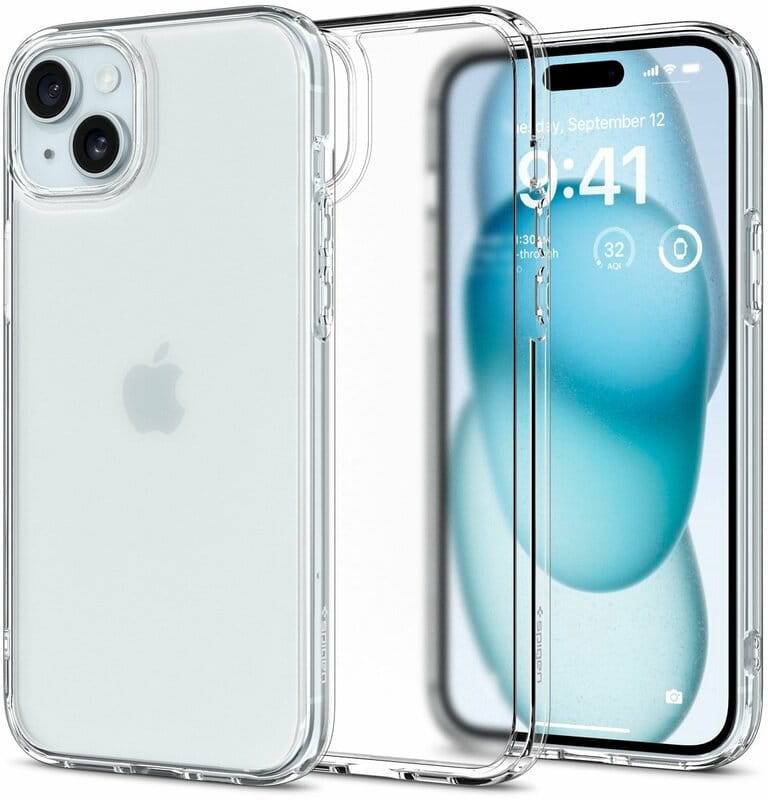 Чeхол-накладка Spigen Ultra Hybrid для Apple iPhone 15 Frost Clear (ACS06796)