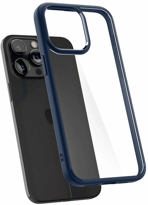 Чохол-накладка Spigen Ultra Hybrid для Apple iPhone 15 Pro Navy Blue (ACS06711)