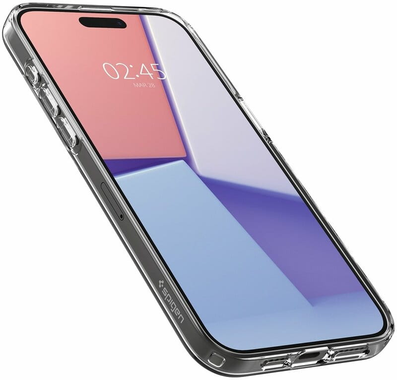 Чехол-накладка Spigen Crystal Flex для Apple iPhone 15 Pro Crystal Clear (ACS06468)