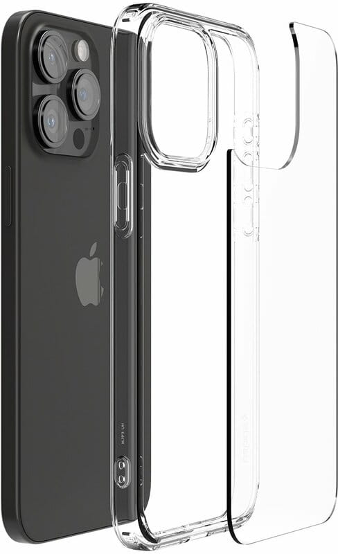 Чeхол-накладка Spigen Ultra Hybrid для Apple iPhone 15 Pro Max Crystal Clear (ACS06565)