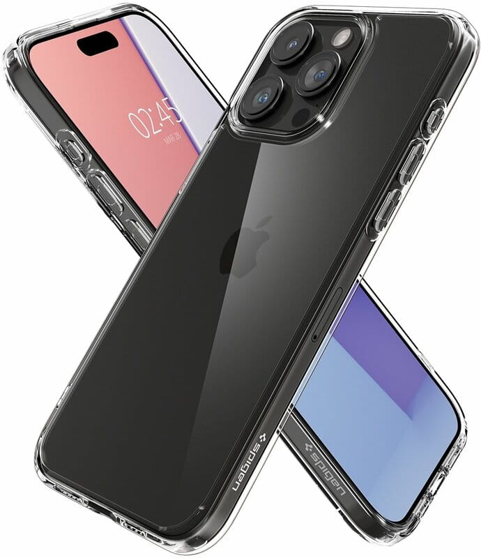 Чeхол-накладка Spigen Ultra Hybrid для Apple iPhone 15 Pro Max Crystal Clear (ACS06565)