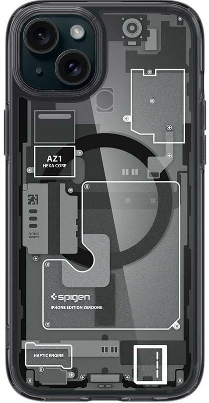 Чeхол-накладка Spigen Ultra Hybrid MagFit для Apple iPhone 15 Plus Zero One (ACS06664)