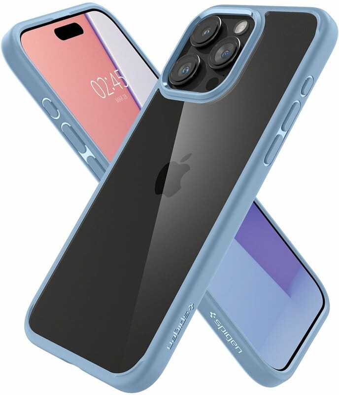 Чeхол-накладка Spigen Ultra Hybrid для Apple iPhone 15 Pro Max Sierra Blue (ACS06572)