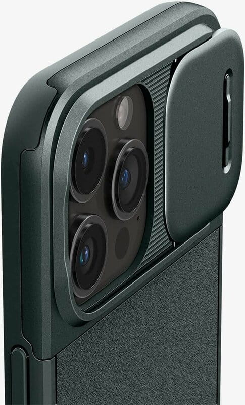 Чохол-накладка Spigen Optik Armor MagFit для Apple iPhone 15 Pro Abyss Green (ACS06739)