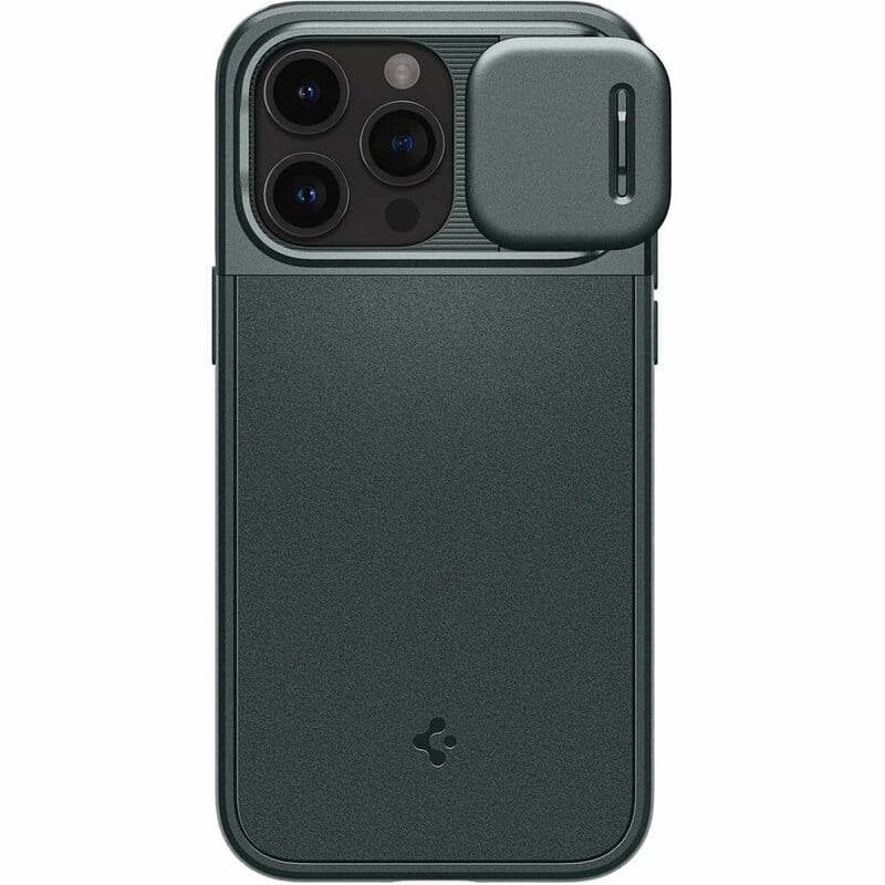 Чeхол-накладка Spigen Optik Armor MagFit для Apple iPhone 15 Pro Abyss Green (ACS06739)