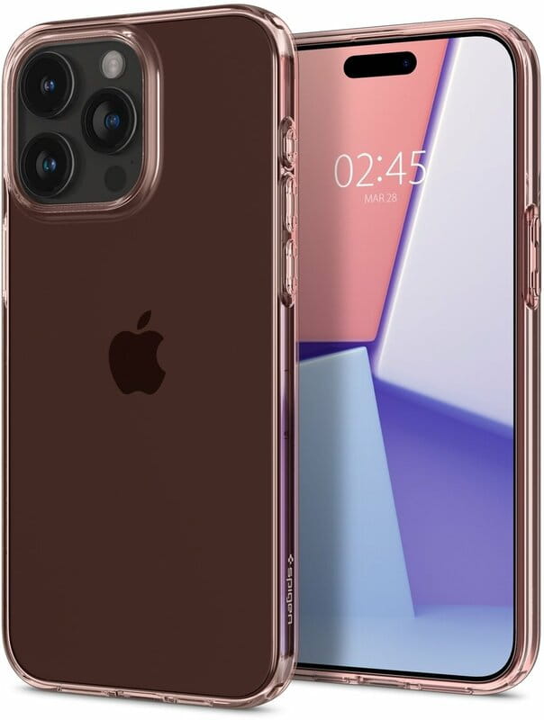 Чeхол-накладка Spigen Crystal Flex для Apple iPhone 15 Pro Max Rose Crystal (ACS06445)