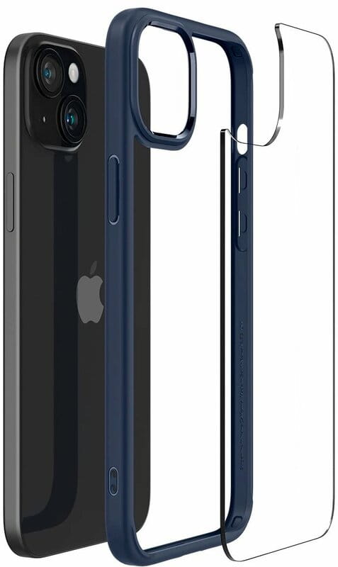 Чeхол-накладка Spigen Ultra Hybrid для Apple iPhone 15 Navy Blue (ACS06801)