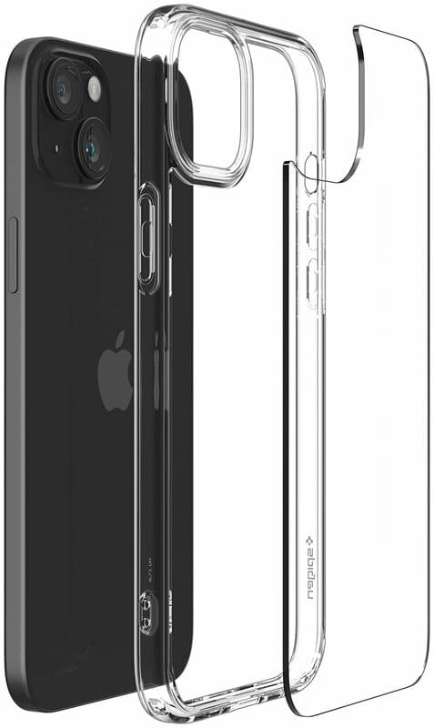 Чeхол-накладка Spigen Ultra Hybrid для Apple iPhone 15 Plus Crystal Clear (ACS06653)