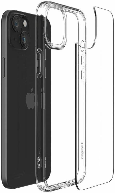 Чохол-накладка Spigen Ultra Hybrid для Apple iPhone 15 Plus Crystal Clear (ACS06653)