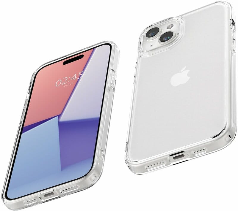 Чохол-накладка Spigen Ultra Hybrid для Apple iPhone 15 Plus Crystal Clear (ACS06653)