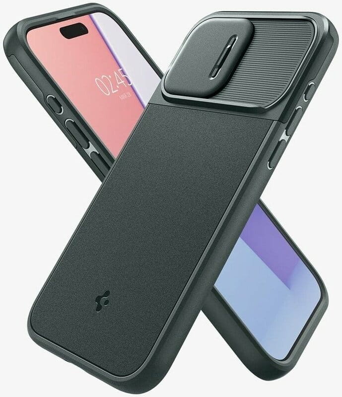 Чeхол-накладка Spigen Optik Armor MagFit для Apple iPhone 15 Pro Max Abyss Green (ACS06600)