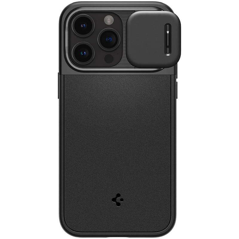 Чохол-накладка Spigen Optik Armor MagFit для Apple iPhone 15 Pro Max Black (ACS06599)