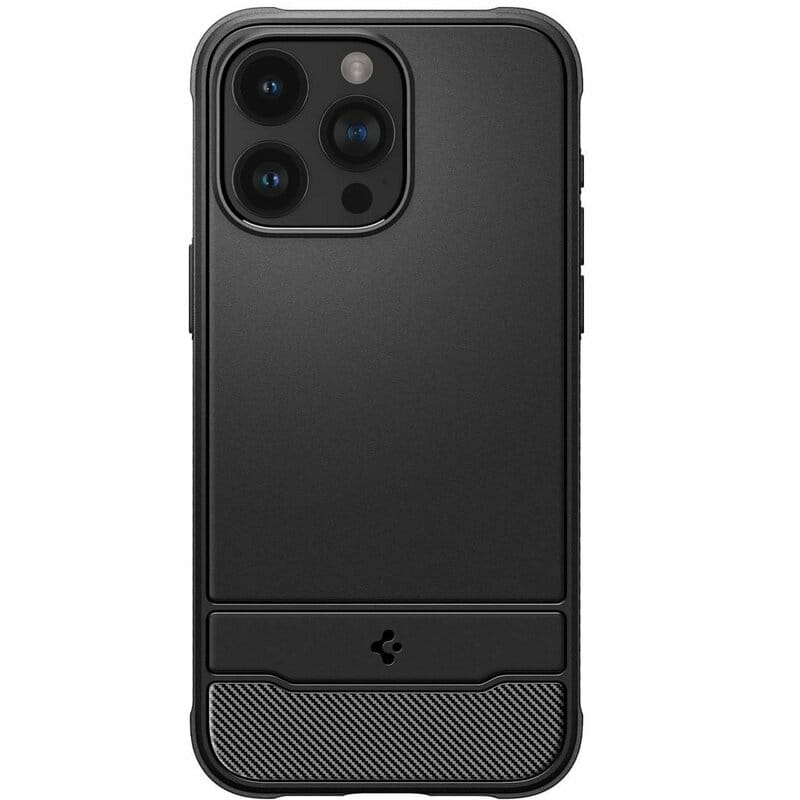 Чeхол-накладка Spigen Rugged Armor MagFit для Apple iPhone 15 Pro Matte Black (ACS06703)