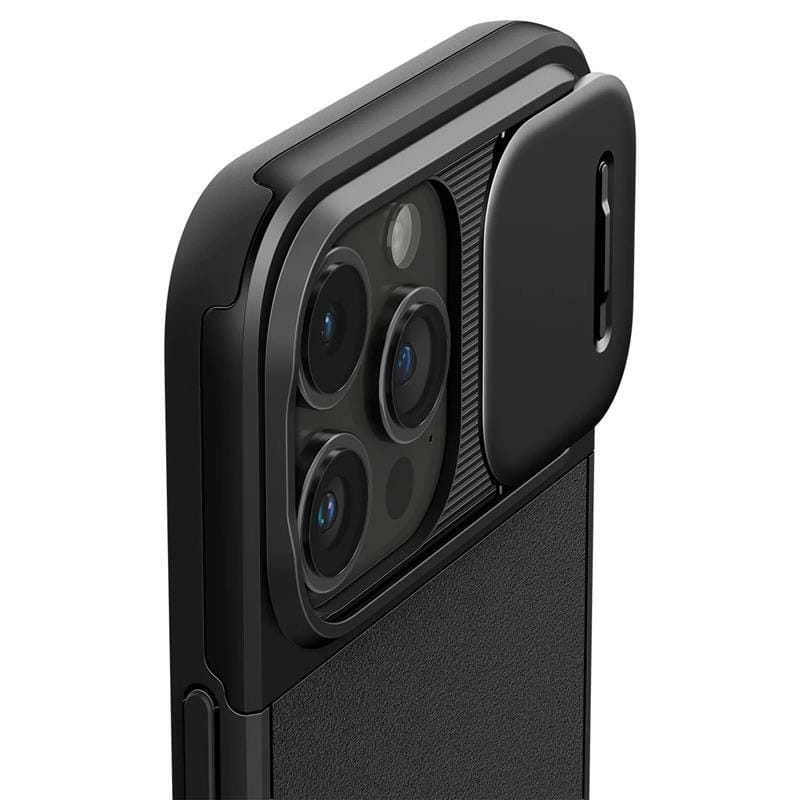 Чохол-накладка Spigen Optik Armor MagFit для Apple iPhone 15 Pro Black (ACS06738)