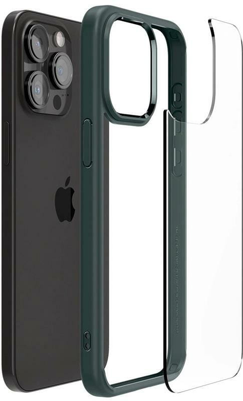 Чeхол-накладка Spigen Ultra Hybrid для Apple iPhone 15 Pro Max Abyss Green (ACS06574)
