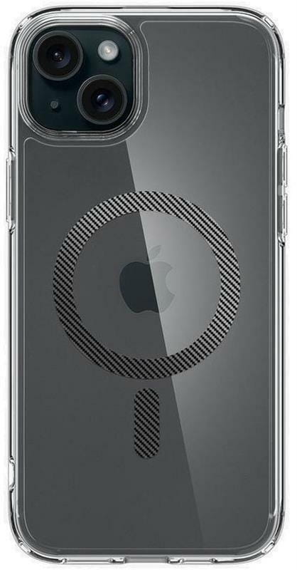 Чохол-накладка Spigen Ultra Hybrid MagFit для Apple iPhone 15 Plus Carbon Fiber (ACS06663)