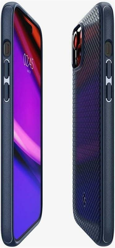 Чeхол-накладка Spigen Mag Armor MagFit для Apple iPhone 15 Navy Blue (ACS06816)