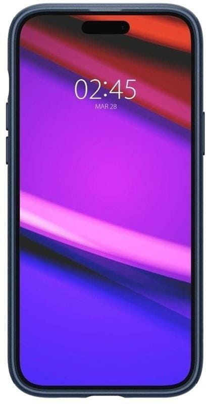 Чeхол-накладка Spigen Mag Armor MagFit для Apple iPhone 15 Navy Blue (ACS06816)